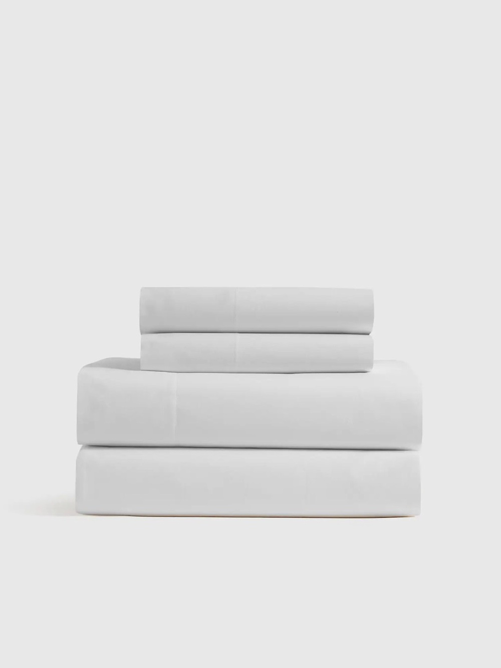 Quince White Organic Percale California King Sheet Set